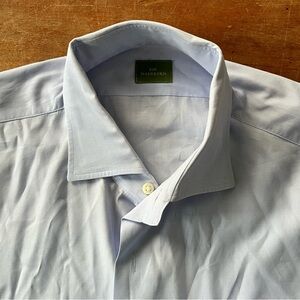 Sid Mashburn Light Blue Shirt Size Medium Collared Button Up Preppy